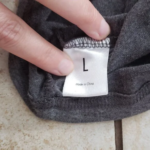 3/$20 EUC Minetom Women's Color Block Short Sleeve V-Neck Soft Tee Shirt Large - Picture 6 of 12